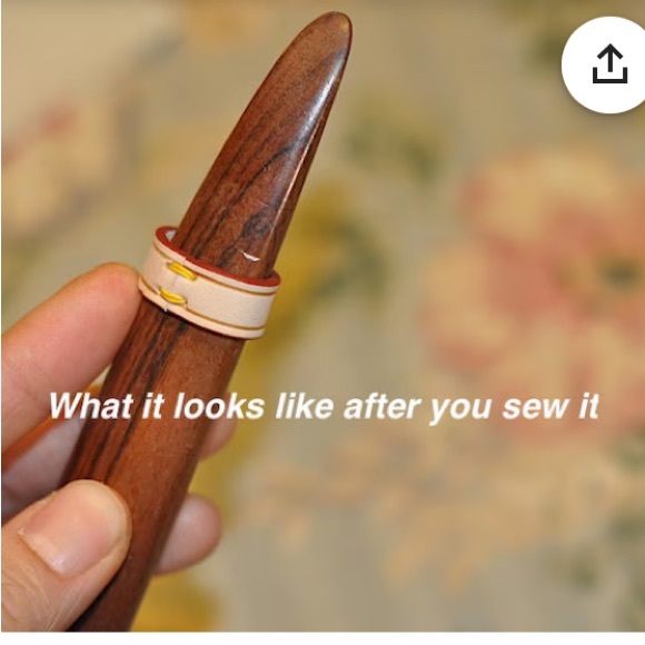 NWT - Mcraft Leather Vechetta Strap Keeper for Louis Vuitton Handbags - Picture 2 of 2